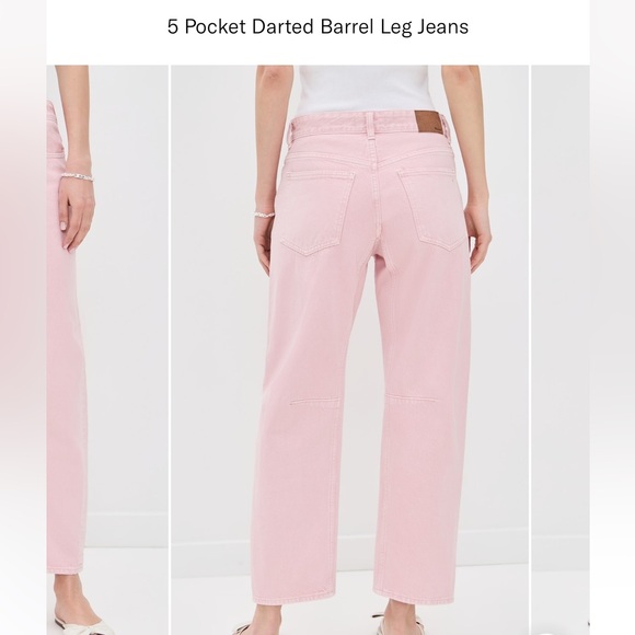 Madewell 5 Pocket Darted Barrel Leg Jeans - Picture 5 of 9